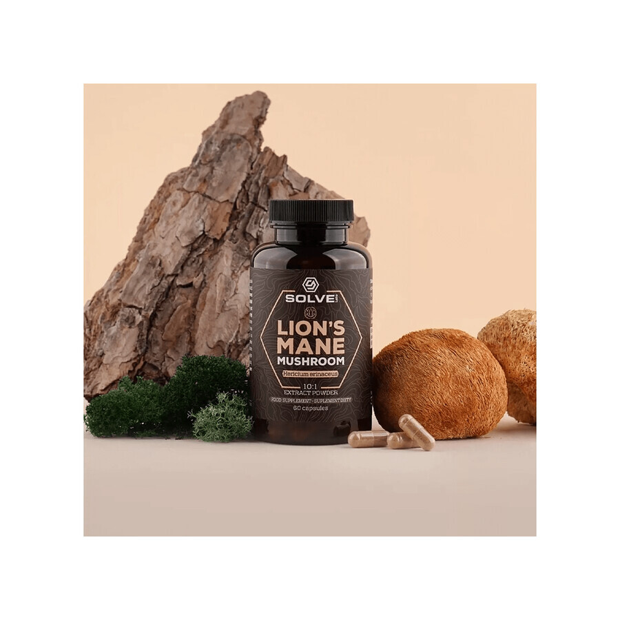 Solve Labs Lion's Mane Mushroom, 60 capsule