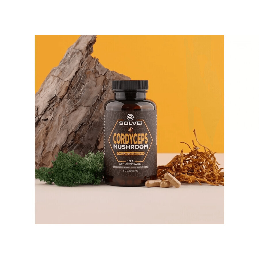 Solve Labs Champignon Cordyceps, 60 gélules