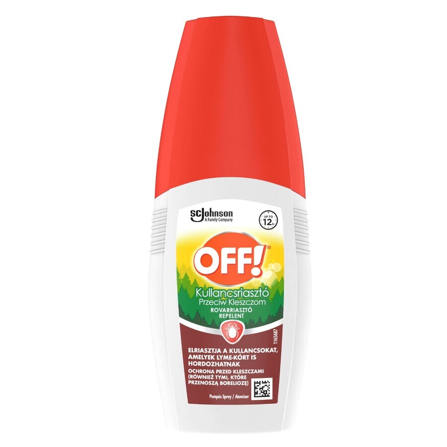 OFF! Împotriva căpușelor, atomizor, cu icaridină 25%, 100 ml