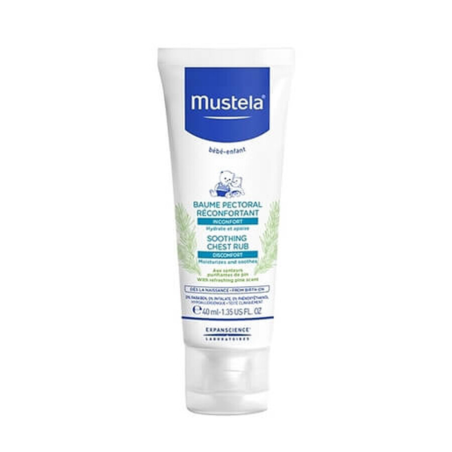 Baume de massage pour la poitrine, 40 ml, Mustela