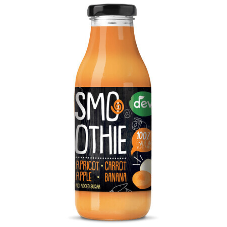 Deva Smoothie, pomme, banane, abricot et carotte, 300 ml