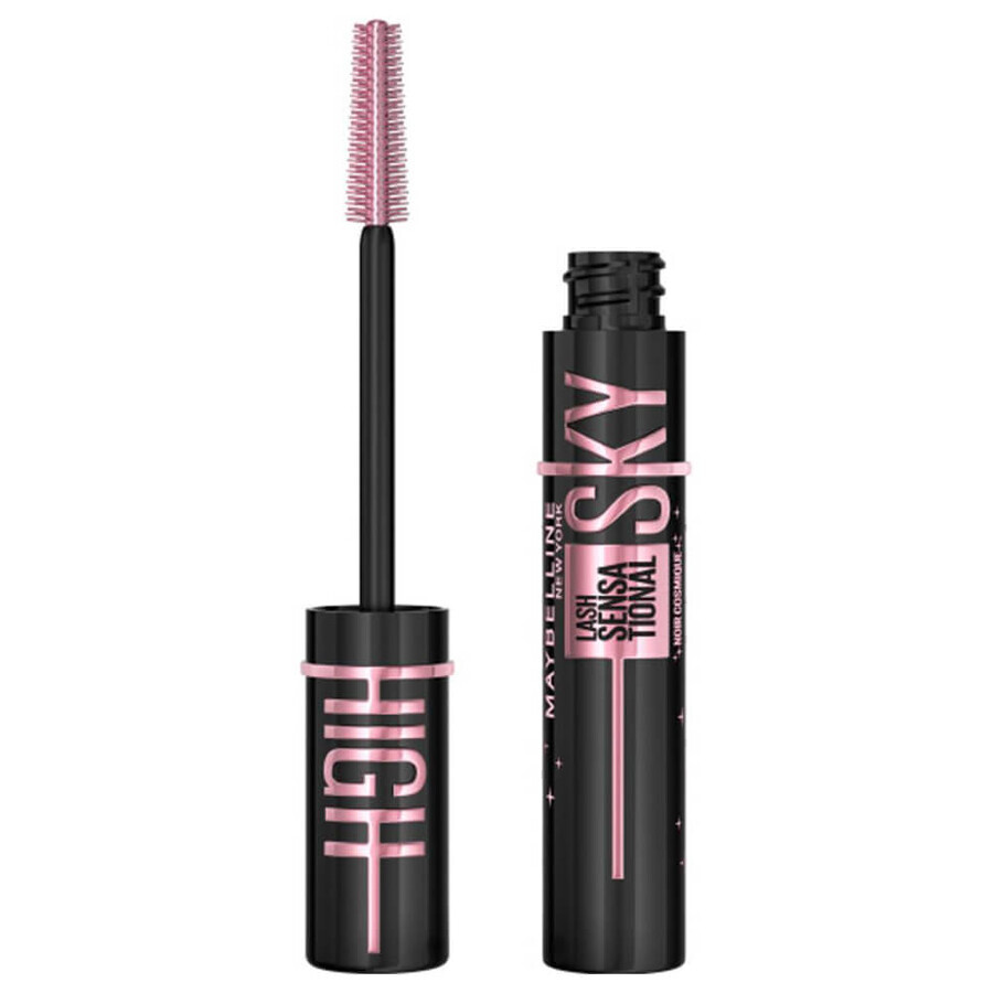 Maybelline Lash Sensational Sky High, Mascara, Verlengend, Kosmisch Zwart, 7.2 ml