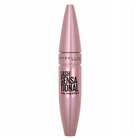 Maybelline Lash Sensational Full Fan Effect, Rimel, îngroșare, negru intens, 9.5 ml