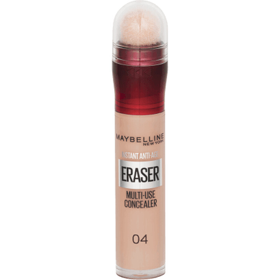 Maybelline Instant Eraser, corector multifuncțional, 04 Honey, 6.8 ml