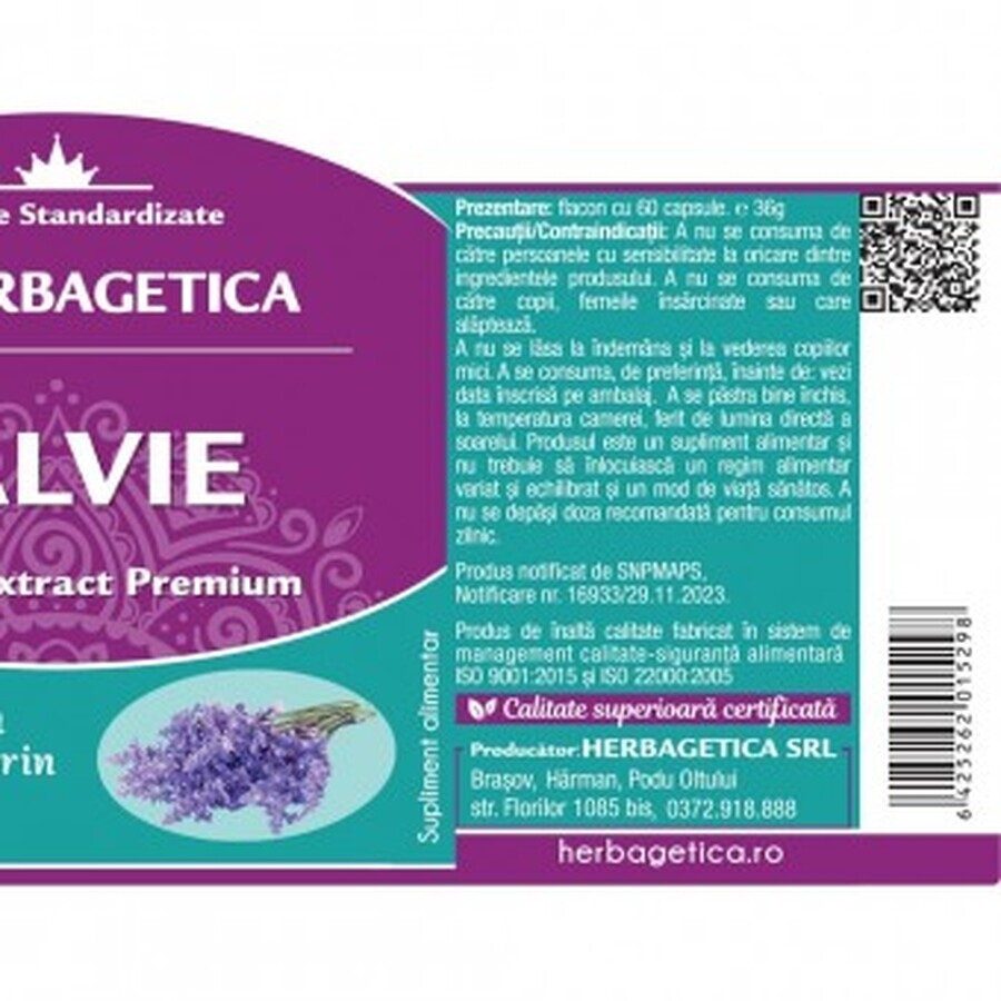 Herbagetica Salvie x 60cps