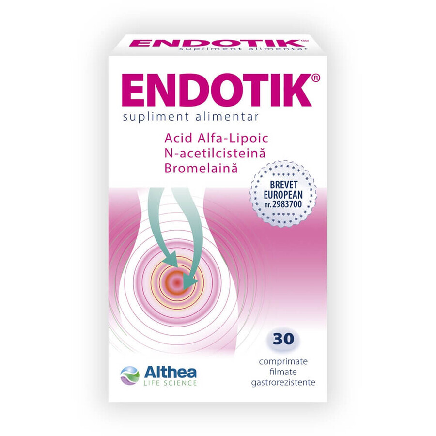 Integratore di salute uro-genitale Endotik, 30 compresse, Althea Life Science