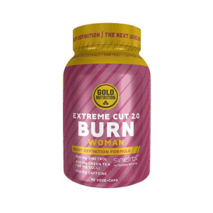 Extreme Cut Burn 2.0 Woman, 90 capsule vegetale, Gold Nutrition