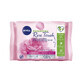 Servetele demachiante Micellar Rose Touch Nivea, 25 bucati, Nivea