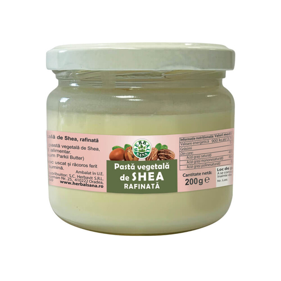 Herbalsana refined shea vegetable paste, 200 g, Herbavit