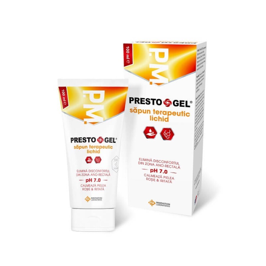 PrestoGel sapun terapeutic, 100 ml, Dan Pharm recenzii