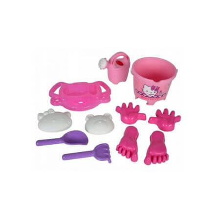 Set Jucarii de Nisip si Galetusa Hello Kitty, +1 an, Androni Giocattoli