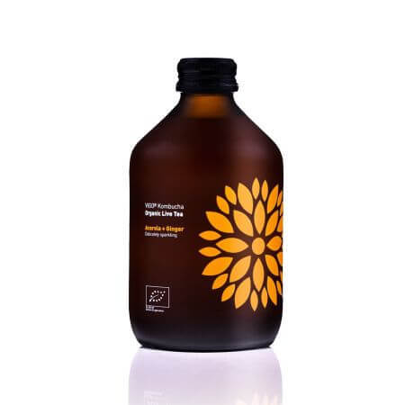 Biologische Kombucha met Acerola en Gember, 330 ml, Vigo