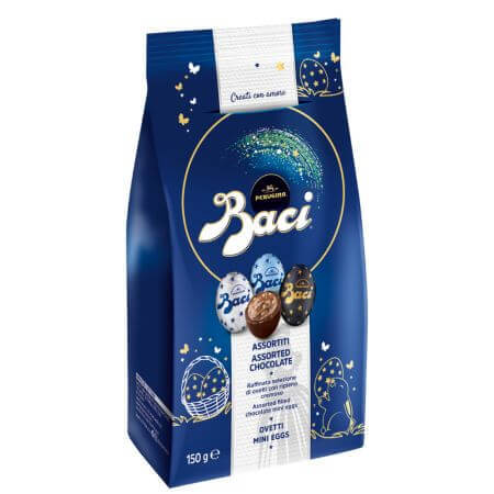 Mini oua din ciocolata asortata, 150 g, Baci