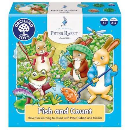 Joc educativ pescuieste si numara Peter Rabbit, 3-6 ani, Orchard