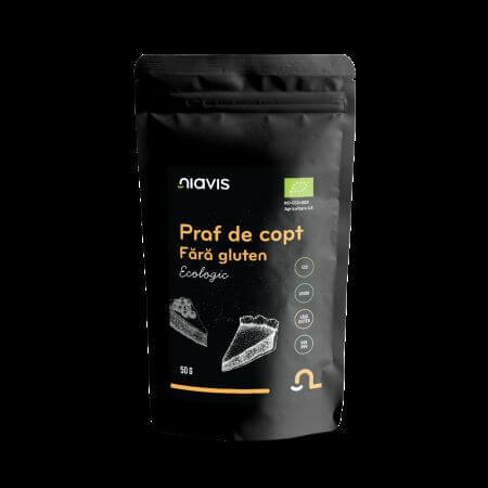 Praf de copt fara gluten Bio, 50 g, Niavis