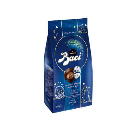 Mini oua din ciocolata neagra, 150 g, Baci