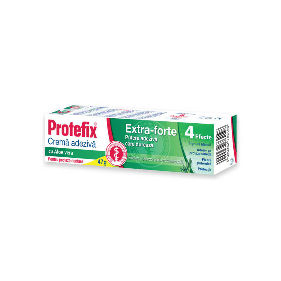 Protefix Extra-Forte cremă adezivă cu Aloe Vera, 47 g, Queisser Pharma