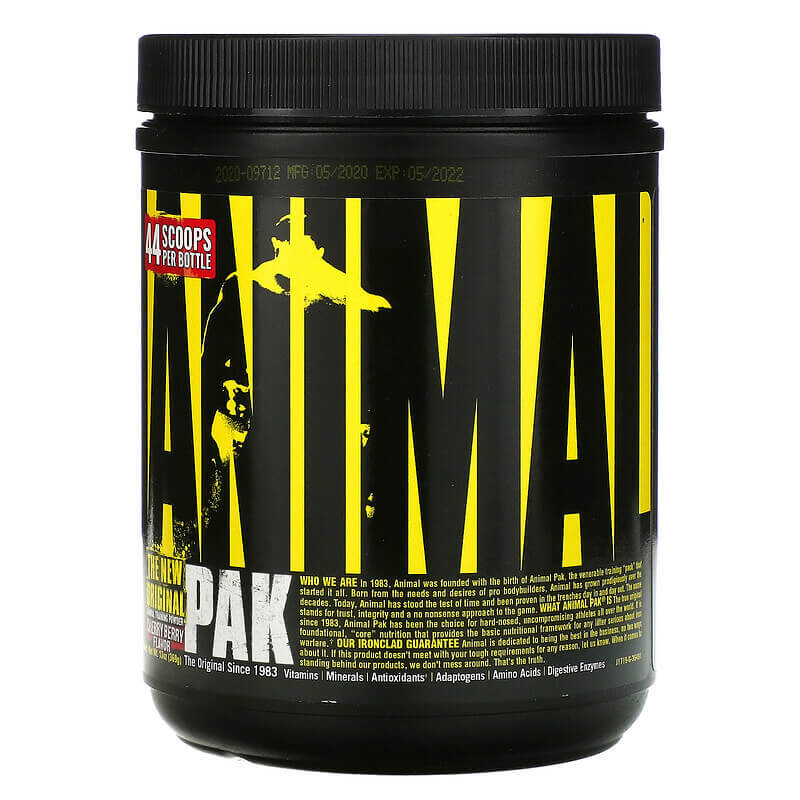 Pudra Animal Pak Cherry-Berry, 369g, Universal Nutrition