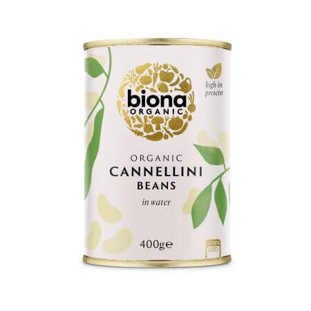 Judías blancas Cannellini, 400 g, Biona