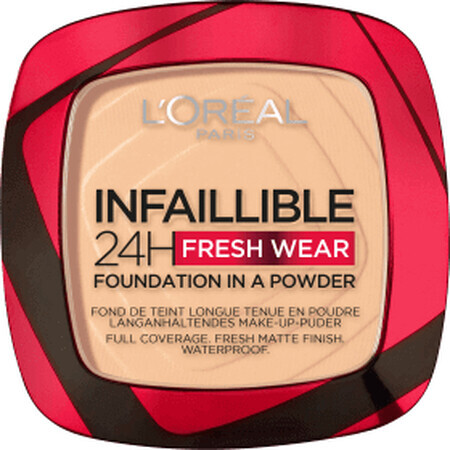 Loreal Paris Infaillible 24H Fresh Wear pudră compactă 40 Cashmere, 9 g