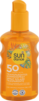 Sundance Spray transparent protecție solară SPF50, 200 ml