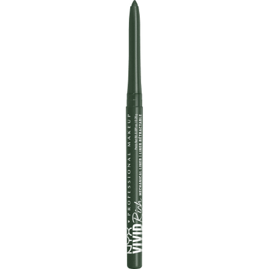 Nyx Professional MakeUp Vivid Rich creion de ochi mecanic 08 Emerald Empire, 0,28 g