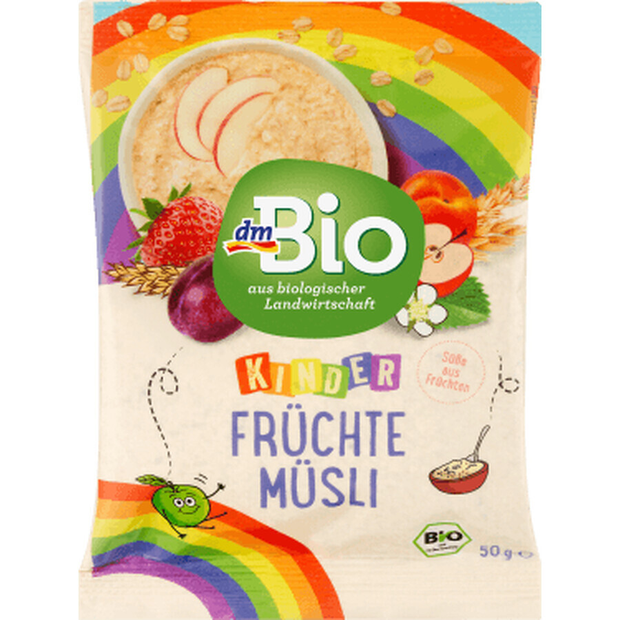 DmBio Musli cu fructe pentru copii, 50 g