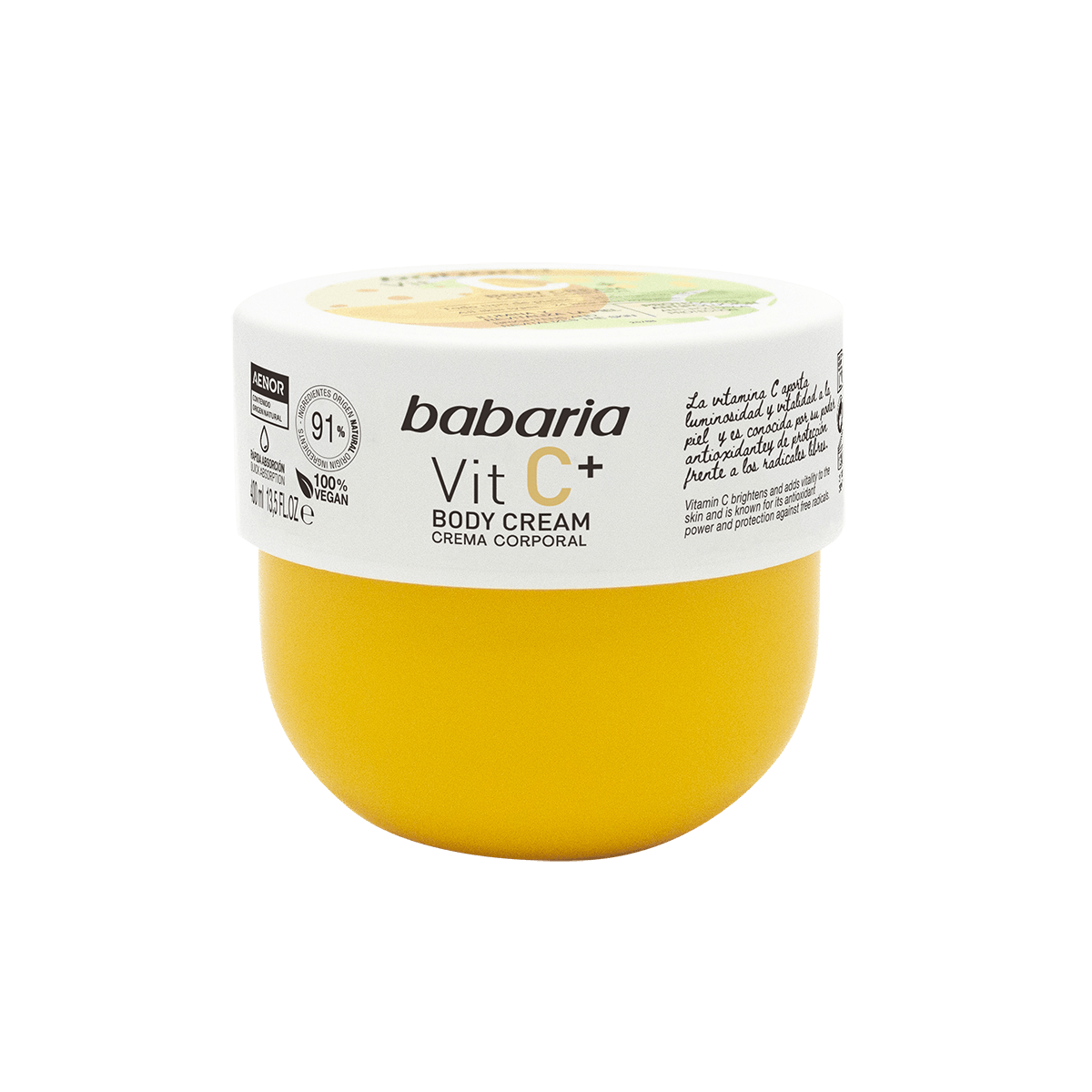 Babaria Cremă de corp cu vitamina C, 400 ml