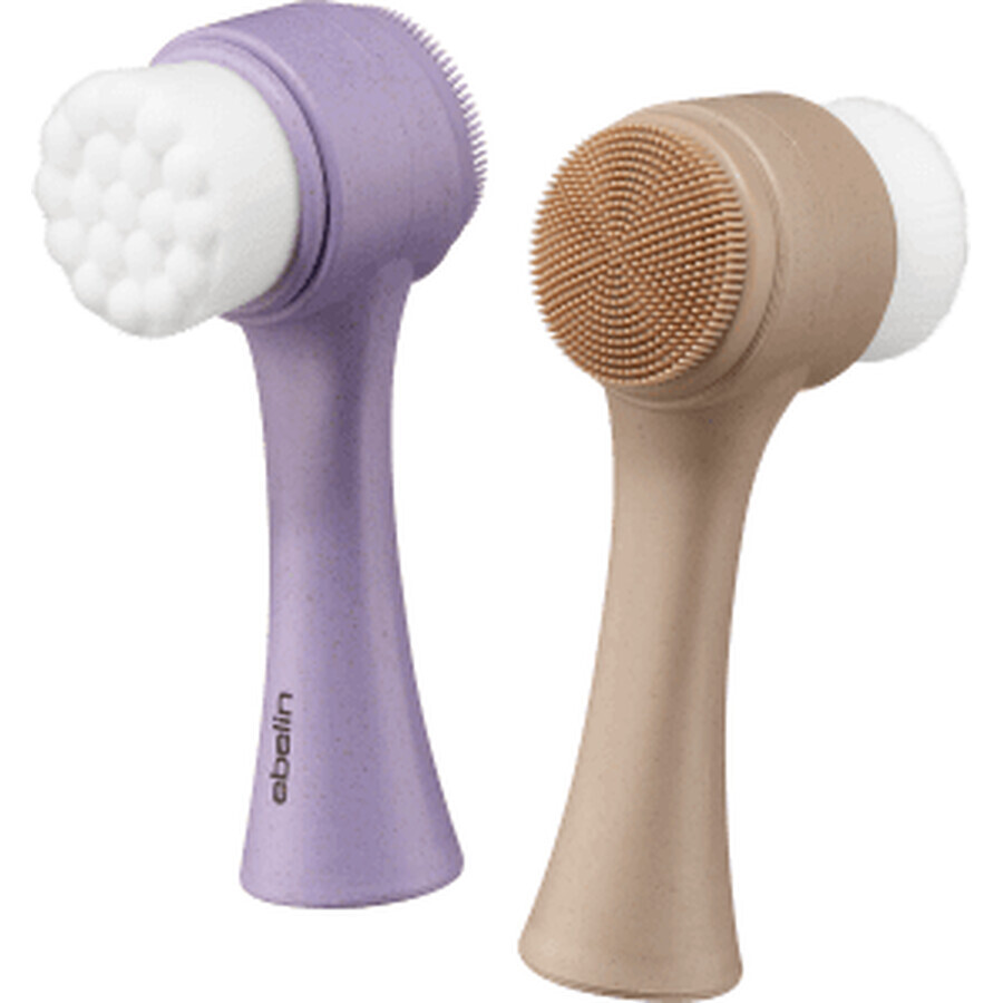 Ebelin Brosse à visage 2en1, 1 pc