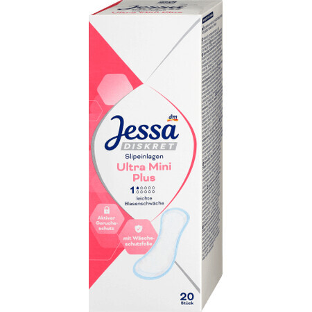 Jessa DISKRET Absorbant Ultra Mini Plus, 20 pièces