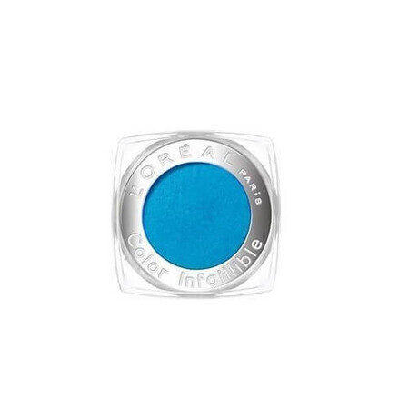 Fard de ochi, Loreal, Color Infallible 24H rezistenta, 018 Blue Curacao, Albastru