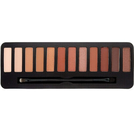 Paleta farduri pleoape, W7, Neutrals On Fire, Blazin, 12 nuante