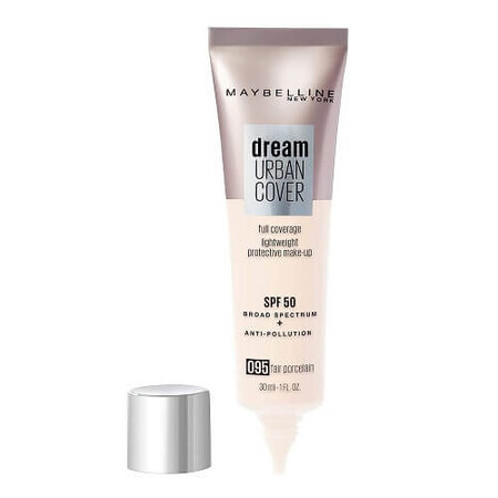 Fond de ten, Maybelline, Dream Urban Cover SPF50, 095 Fair Porcelain, 30 ml