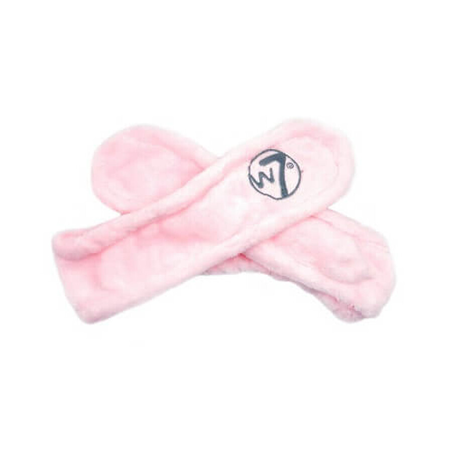 Bandeau cosmétique pour le maquillage et le démaquillage, W7, bandeau Twisted Bunny, rose