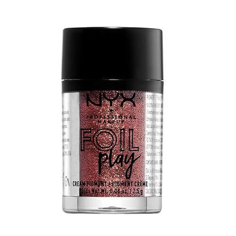 Pigment Fard Pleoape, NYX, Foil Play Cream Pigment, 12 Red Armor, 2.5 g