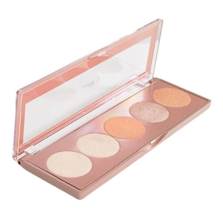 Paleta pudre iluminatoare, Loreal, Highlighting Palette, Glow Kit, 5 g