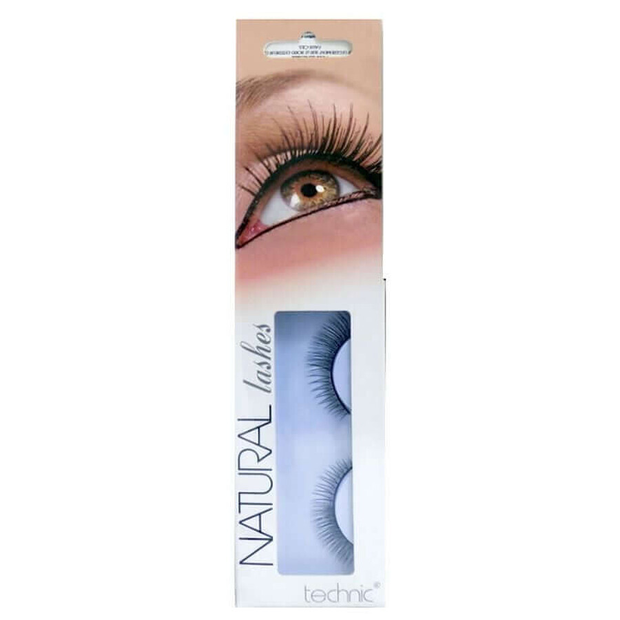 Faux cils Technic Natural Lashes d'aspect naturel, adhésif inclus