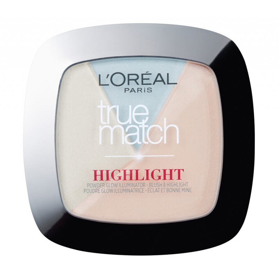 Pudra iluminatoare, Loreal, True Match Highlight, 302 Icy Glow