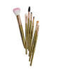 Pensule machiaj, Makeup Brush, 7 pensule, Verde