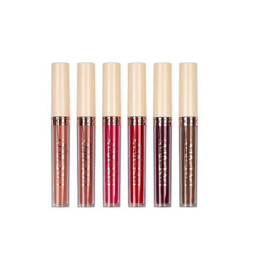 Set rujuri de buze, Handaiyan, Rose Matte Liquid Lipstick, 6 , A