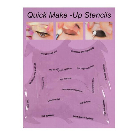 Sabloane fard si tus, Makeup, Quick Makeup Stencils