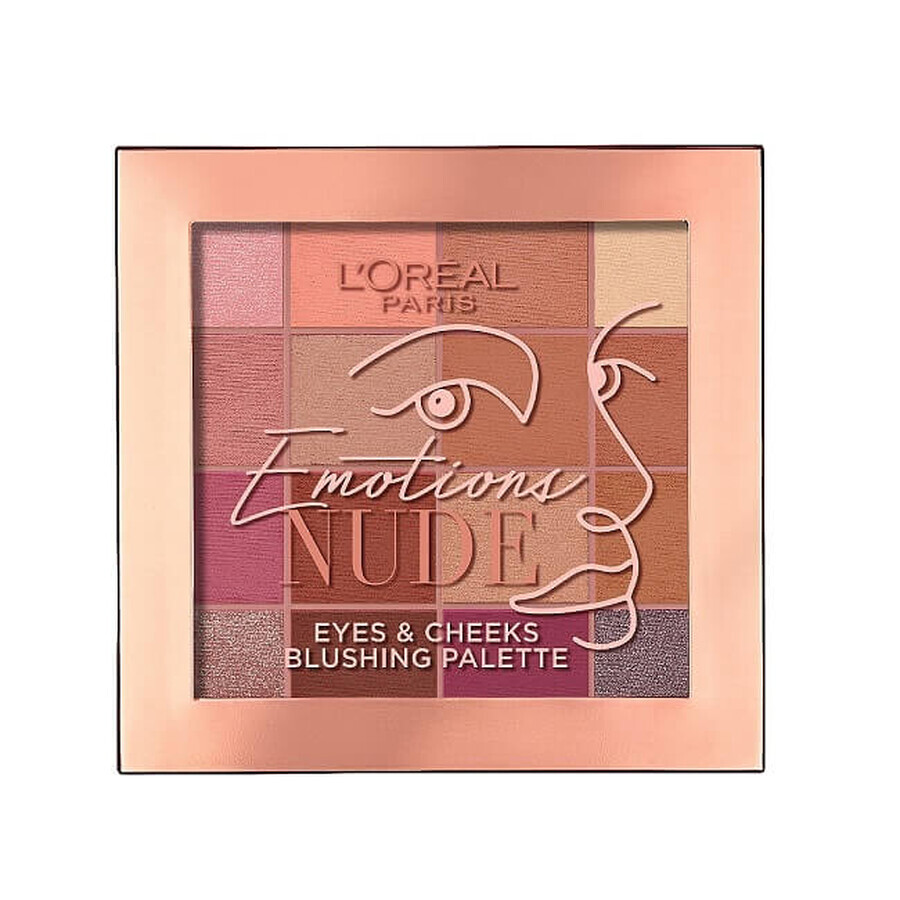 Trusa fard de ochi, Loreal, Emotions Nude, 01