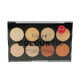 Paleta 8 pudre contur, Technic, Colour Fix, Pressed Powder Contour