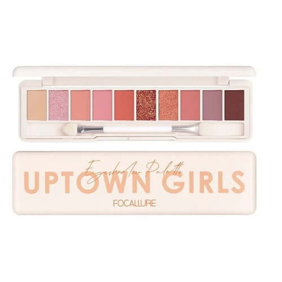 Paleta de farduri, Focallure, Uptown Girls, 02 Sakura In Dream