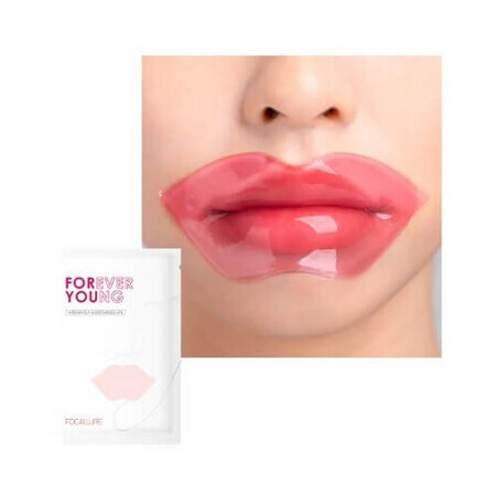 Masca pentru buze, Focallure, Collagen Crystal Moisturizing Lip Mask