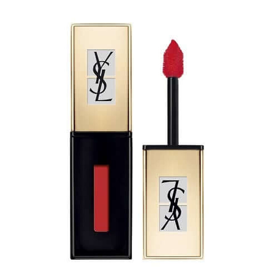 Ruj de buze, Yves Saint Laurent, YSL Vernis A Levres Glossy Satin, 202 Rouge Splash