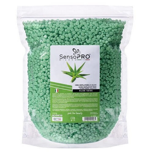 Ceara epilat elastica granule, SensoPro, Aloe Vera, 1000 g