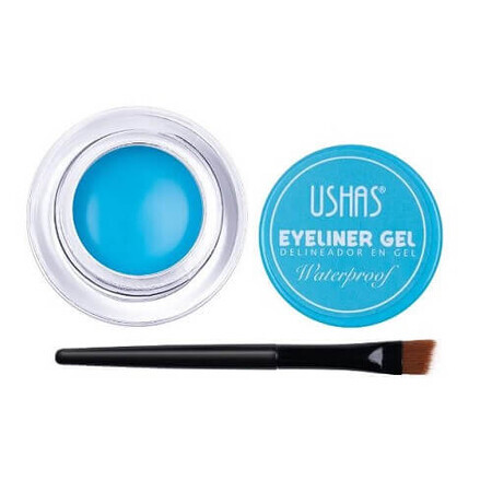 Tus gel colorat, Ushas, Waterproof, Blue, 3.8 g