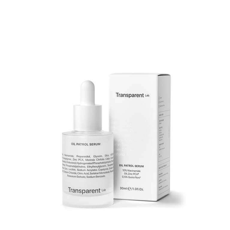 Serum matifiant cu 10% Niacinamide, Oil Patrol, 30ml, Transparent Lab