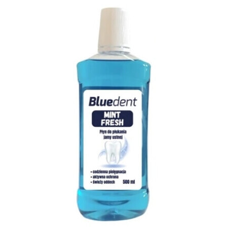 Bluedent, Fluid de ciocănit cu mentă proaspătă, 500 ml